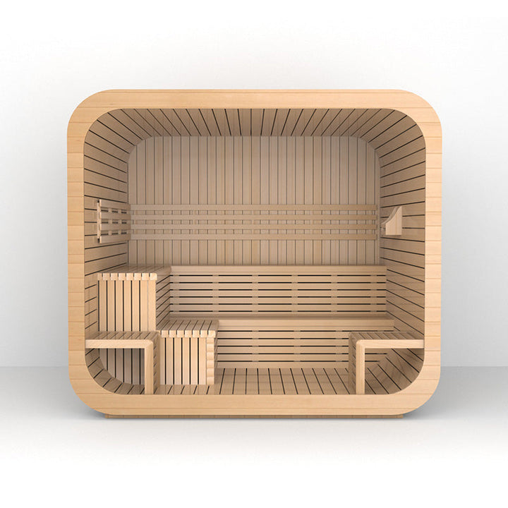 SAUNAONES® Square Sauna Minimalist Refresh 1