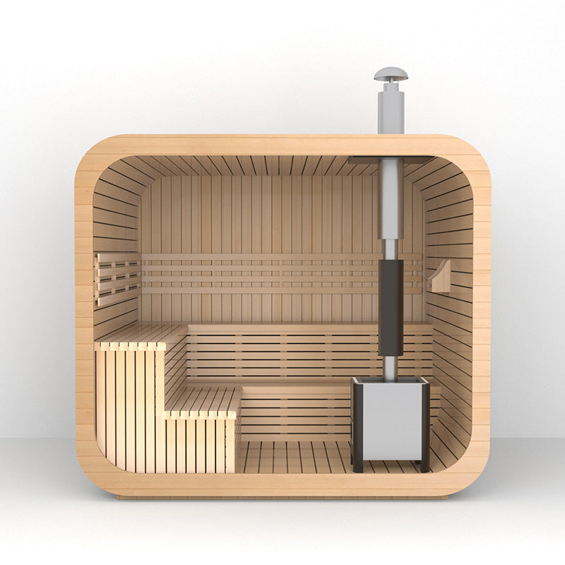 SAUNAONES® Square Sauna Minimalist Refresh 1