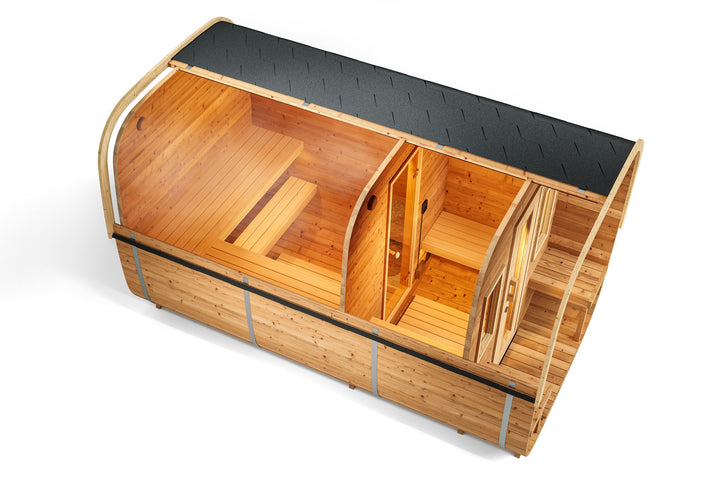 SAUNAONES® Square Sauna Minimalist Refresh 9