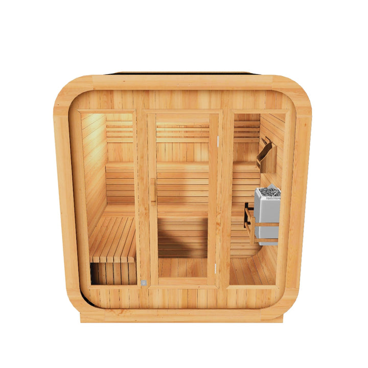 SAUNAONES® Square Sauna Minimalist Refresh 1