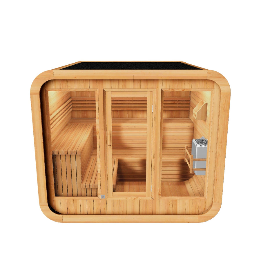 SAUNAONES® Square Sauna Minimalist Refresh 1