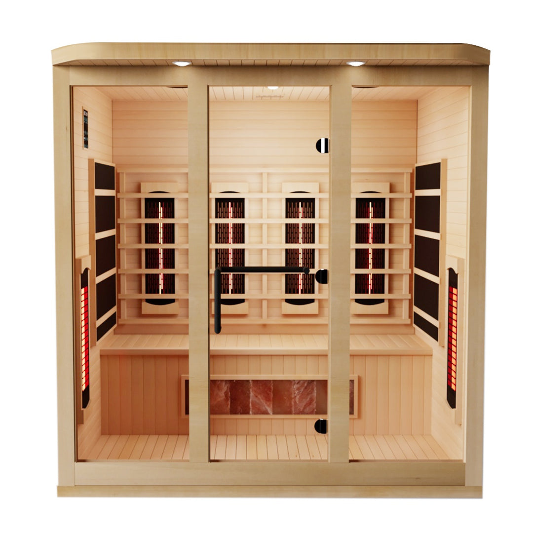 SAUNAONES® 3 PERSON FAR INFRARED SAUNA SOOTHING 4