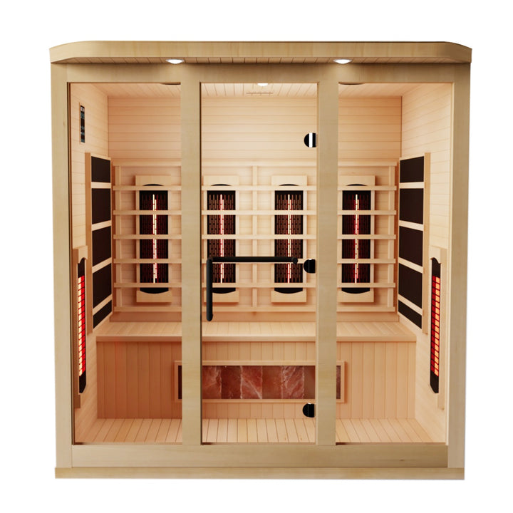 SAUNAONES® 3 PERSON FAR INFRARED SAUNA SOOTHING 4