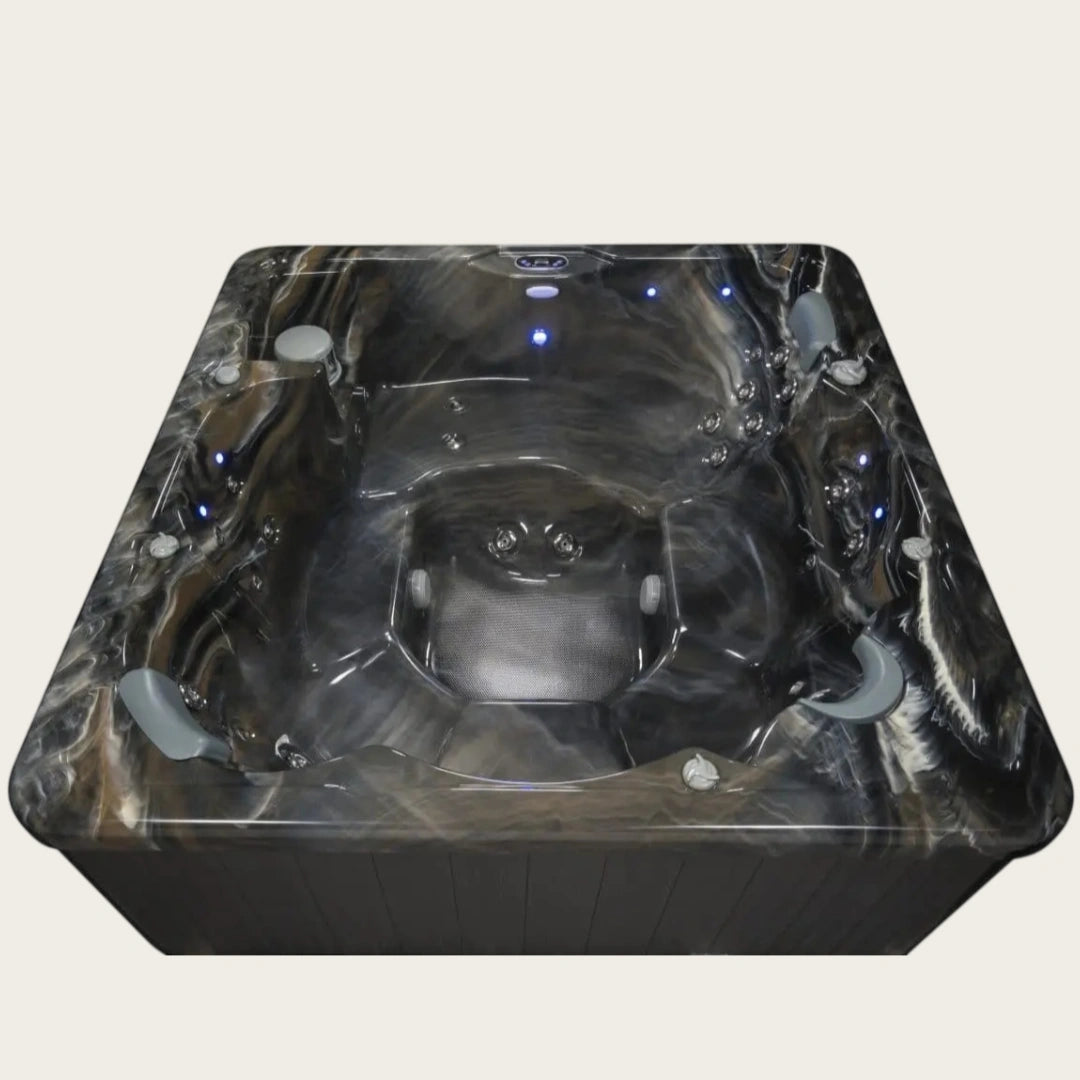 SAUNAONES® Serenity Series 6-Person Deep Blue Massage Spa