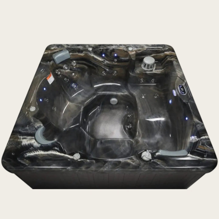 SAUNAONES® Serenity Series 6-Person Deep Blue Massage Spa