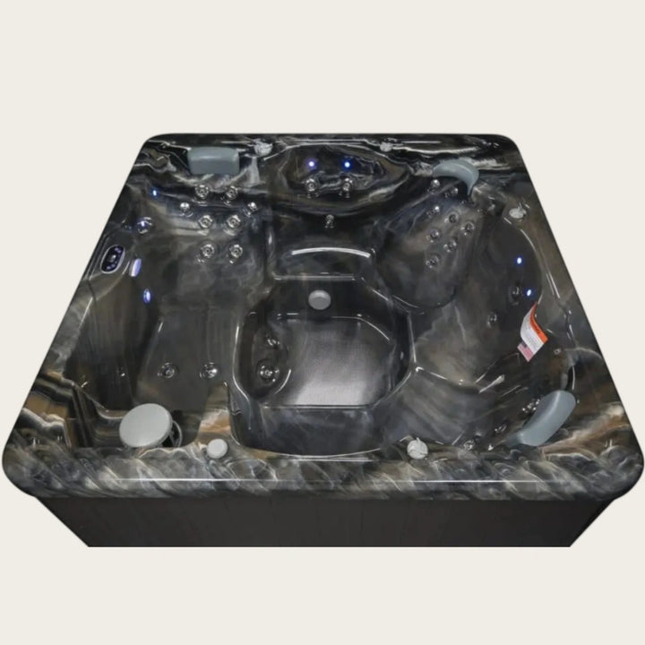 SAUNAONES® Serenity Series 6-Person Deep Blue Massage Spa