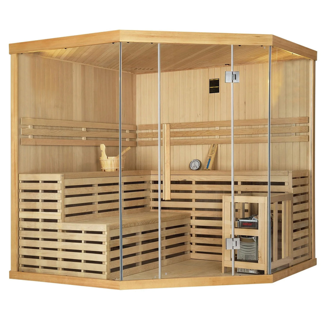 SAUNAONES® 5-6 People Traditional Steam Sauna Room Luxury 1