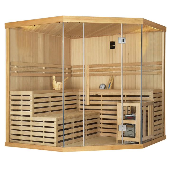 SAUNAONES® 5-6 People Traditional Steam Sauna Room Luxury 1