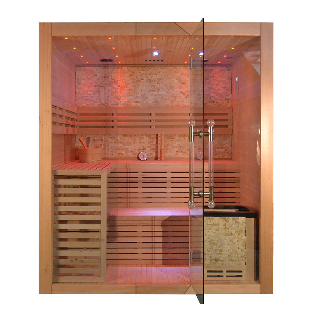 SAUNAONES® Luxury Ozone Dry Far Infrared Indoor Sauna