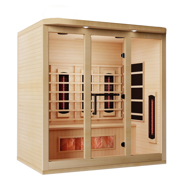 SAUNAONES® 3 PERSON FAR INFRARED SAUNA SOOTHING 4