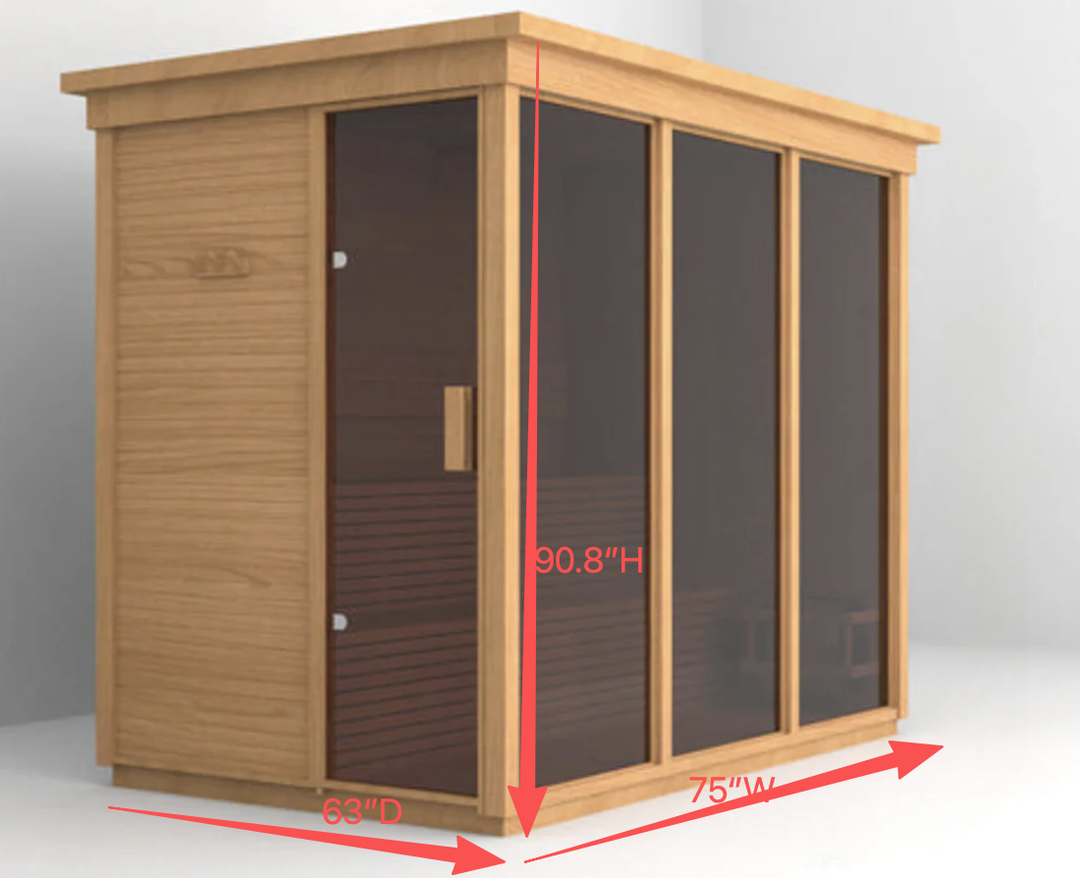 Customization fee for the refresh 2 size modification-75"W × 63"D × 90.8"H