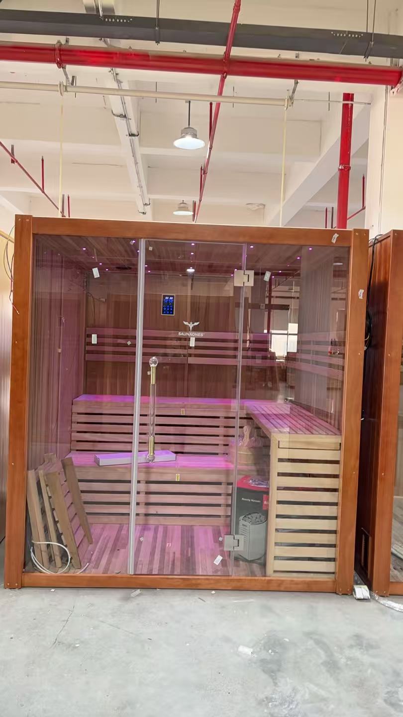 SAUNAONES® 5-6 PERSON TRADITIONAL STEAM SAUNA MODERN RELAX 3