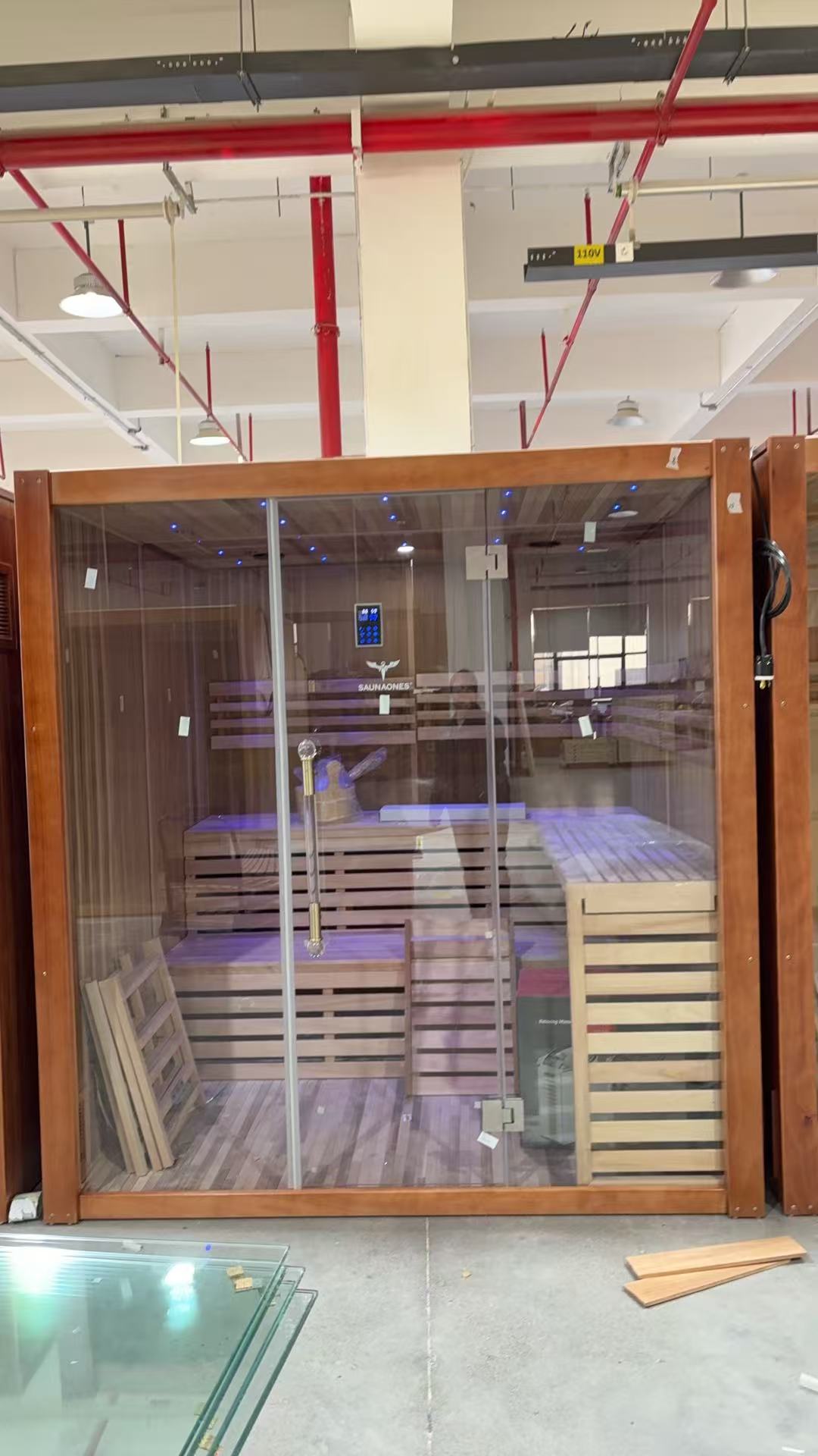 SAUNAONES® 5-6 PERSON TRADITIONAL STEAM SAUNA MODERN RELAX 3