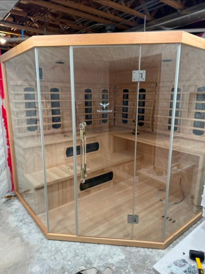 SAUNAONES® Traditional Steam And Far Infrared Sauna Room Luxury 4