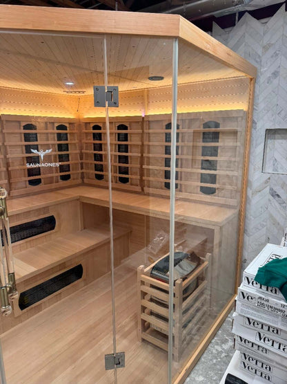 SAUNAONES® Traditional Steam And Far Infrared Sauna Room Luxury 4