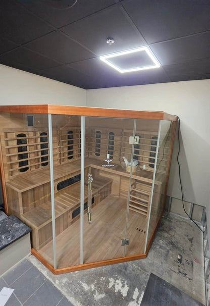 SAUNAONES® Traditional Steam And Far Infrared Sauna Room Luxury 4