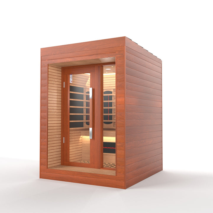 SAUNAONES® LENGTH 130CM FULL SPECTRUM LUNA OUTDOOR LUXURY CABIN SAUNA