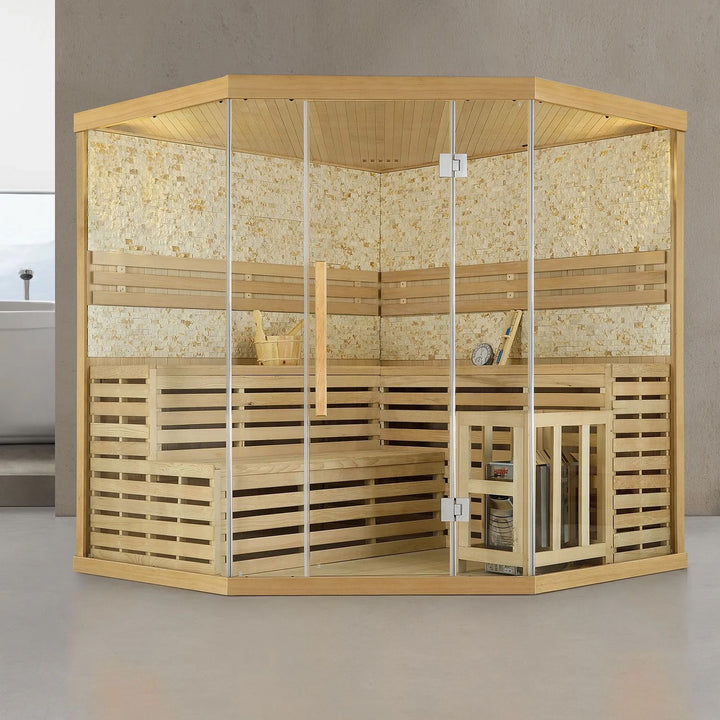 SAUNAONES® 5-6 People Traditional Steam Sauna Room Luxury 2