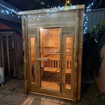 SAUNAONES® Solara Outdoor Traditional Steam Sauna