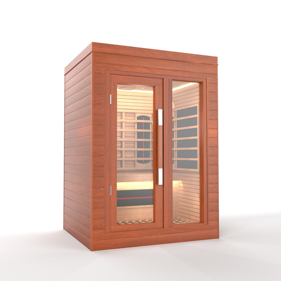 SAUNAONES® LENGTH 130CM FULL SPECTRUM LUNA INDOOR LUXURY CABIN SAUNA