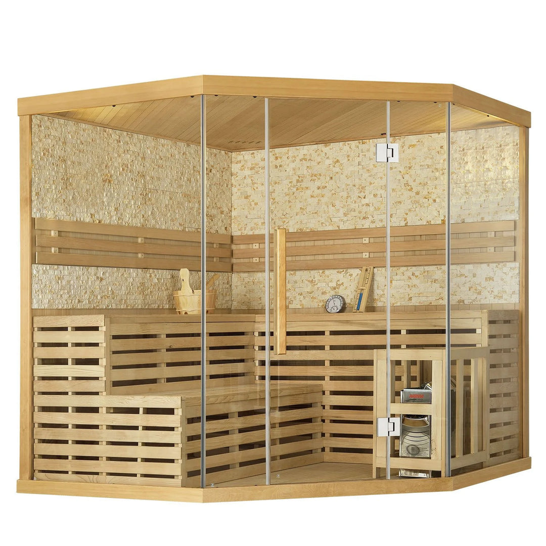 SAUNAONES® 5-6 People Traditional Steam Sauna Room Luxury 2
