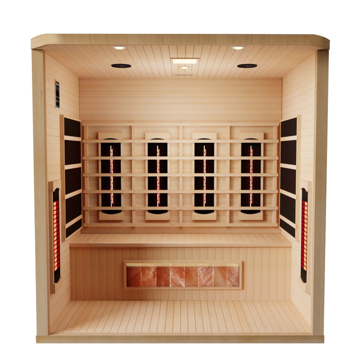 SAUNAONES® 3 PERSON FAR INFRARED SAUNA SOOTHING 4