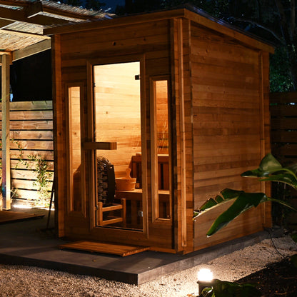 SAUNAONES® Solara Outdoor Traditional Steam Sauna