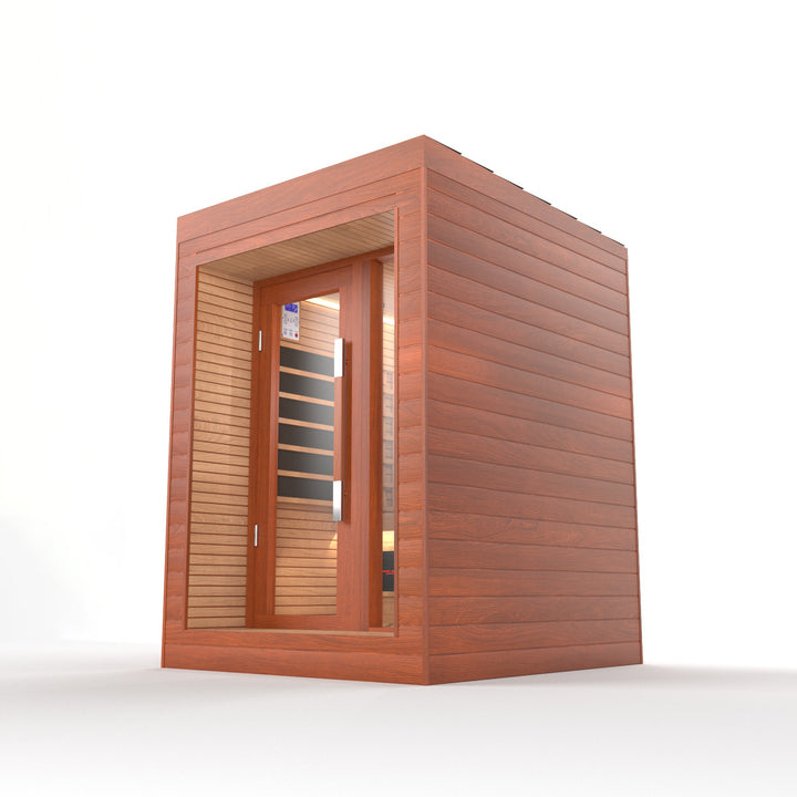 SAUNAONES® LENGTH 130CM FULL SPECTRUM LUNA OUTDOOR LUXURY CABIN SAUNA