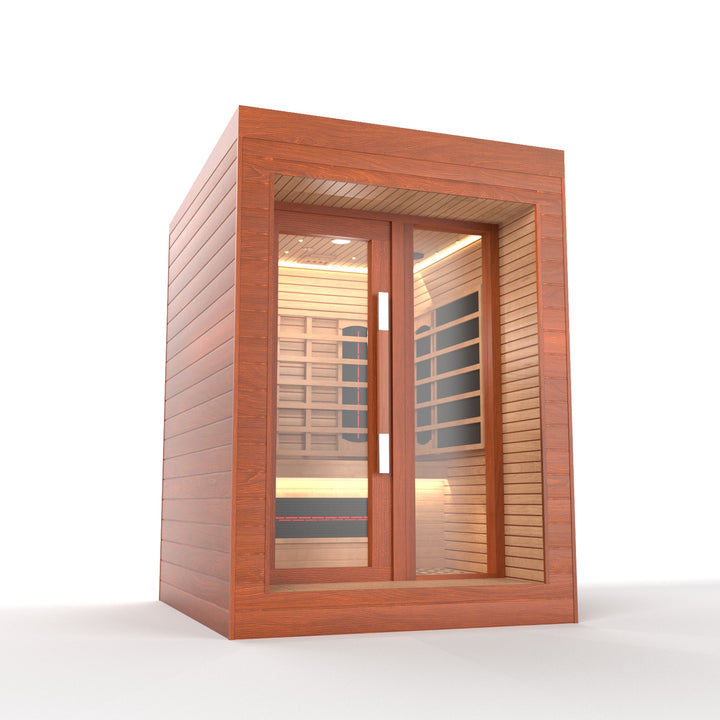SAUNAONES® LENGTH 130CM FULL SPECTRUM LUNA OUTDOOR LUXURY CABIN SAUNA