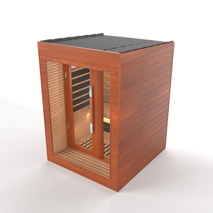 SAUNAONES® LENGTH 130CM FULL SPECTRUM LUNA OUTDOOR LUXURY CABIN SAUNA