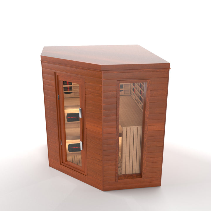 SAUNAONES®  LUNA LUXURY CABIN CORNER SAUNA