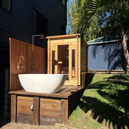 SAUNAONES® Solara Outdoor Traditional Steam Sauna
