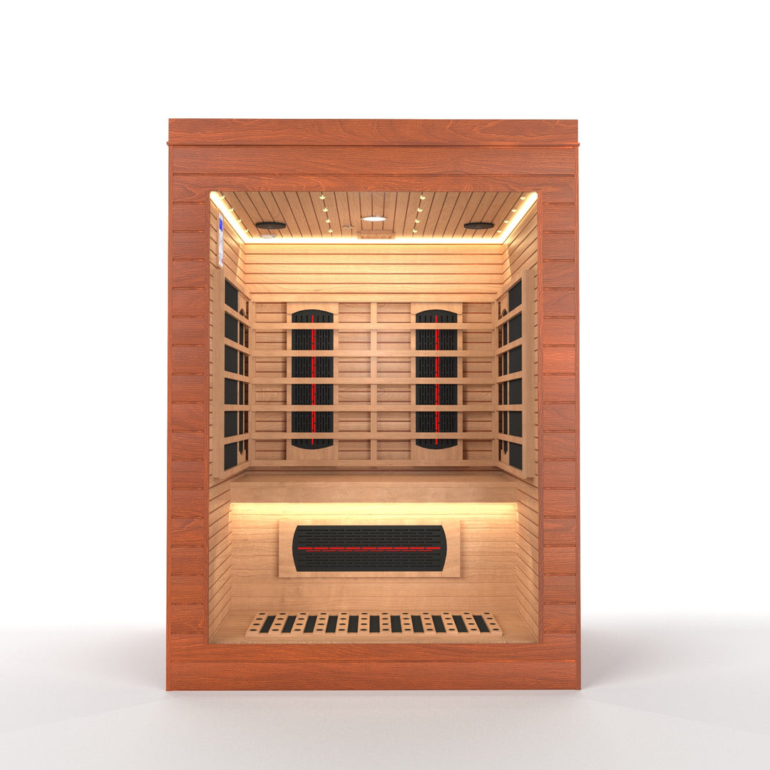 SAUNAONES® LENGTH 130CM FULL SPECTRUM LUNA INDOOR LUXURY CABIN SAUNA
