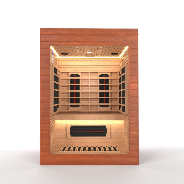 SAUNAONES® LENGTH 130CM FULL SPECTRUM LUNA INDOOR LUXURY CABIN SAUNA