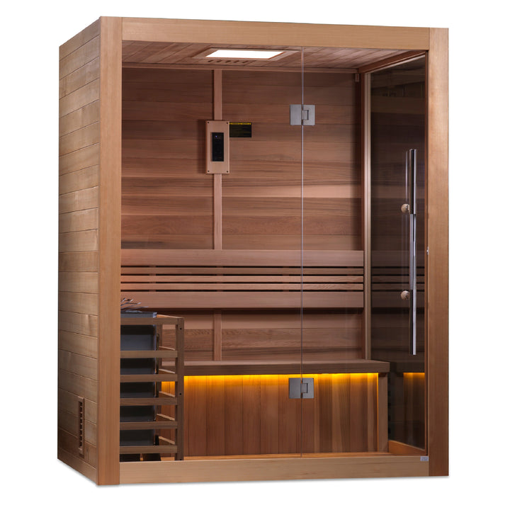 SAUNAONES® 2-3 Person Traditional Steam Sauna Modern Relax 4