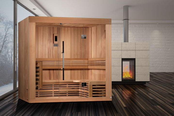 SAUNAONES® 3 PERSON TRADITIONAL STEAM SAUNA MODERN RELAX 2