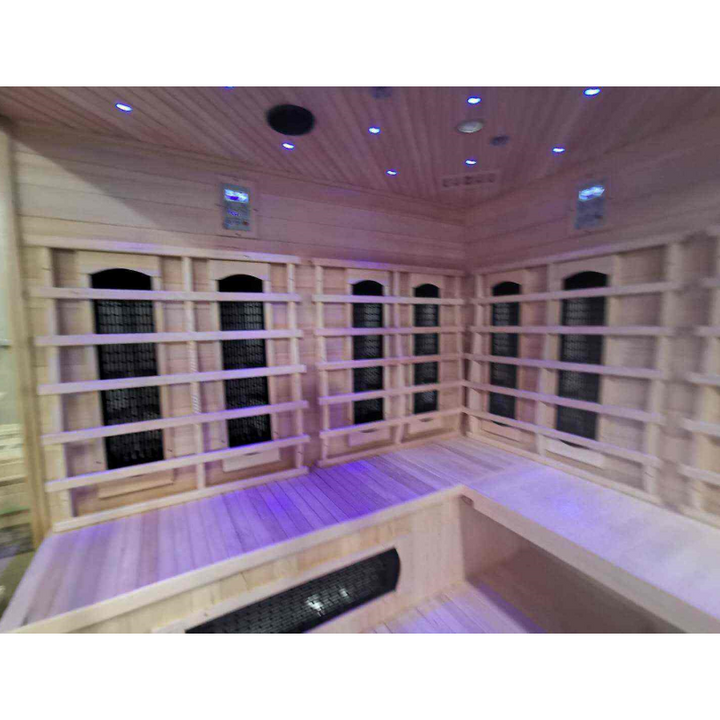 SAUNAONES® 5-6 People Traditional Steam And Far Infrared Sauna Room Luxury 4