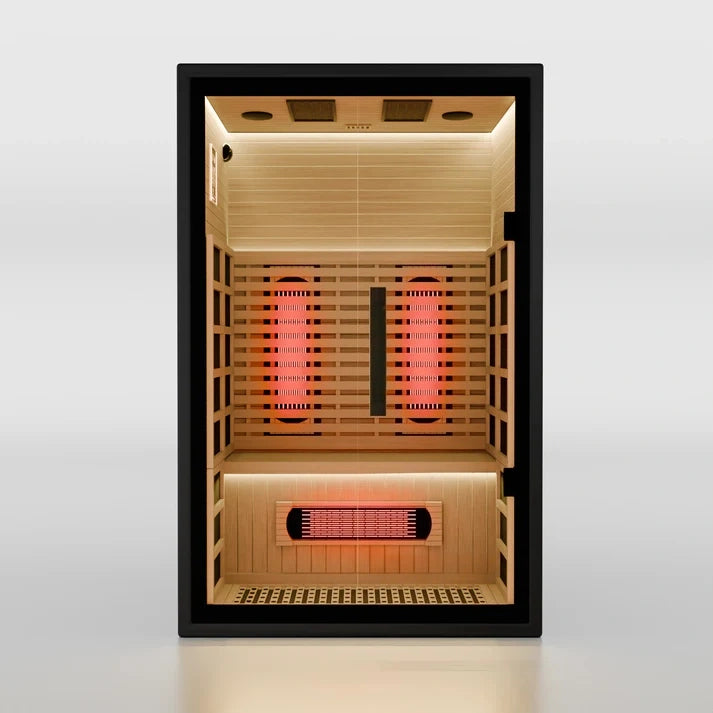 SAUNAONES® 2-Person Full-Spectrum Quartz Infrared Sauna