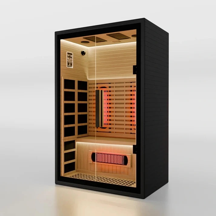 SAUNAONES® 2-Person Full-Spectrum Quartz Infrared Sauna