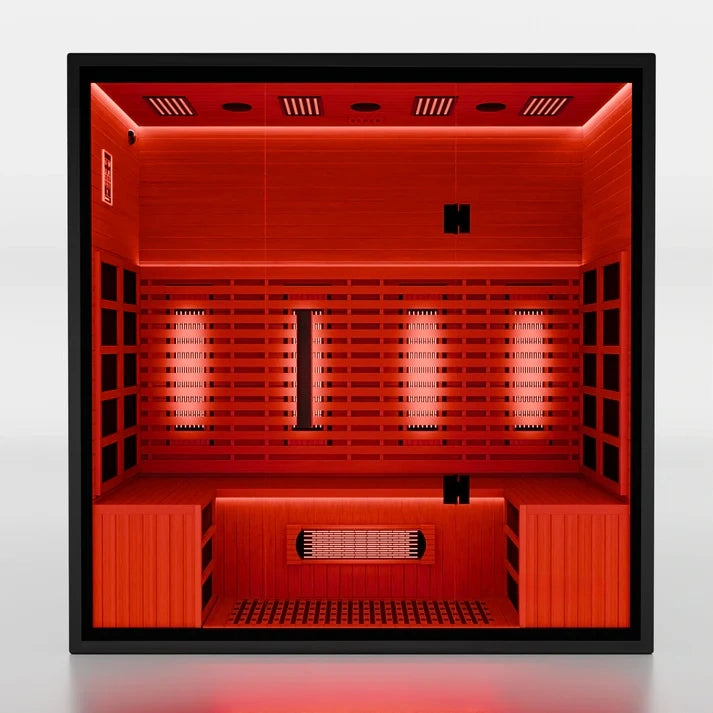 SAUNAONES® 4-Person Full-Spectrum Quartz Infrared Sauna