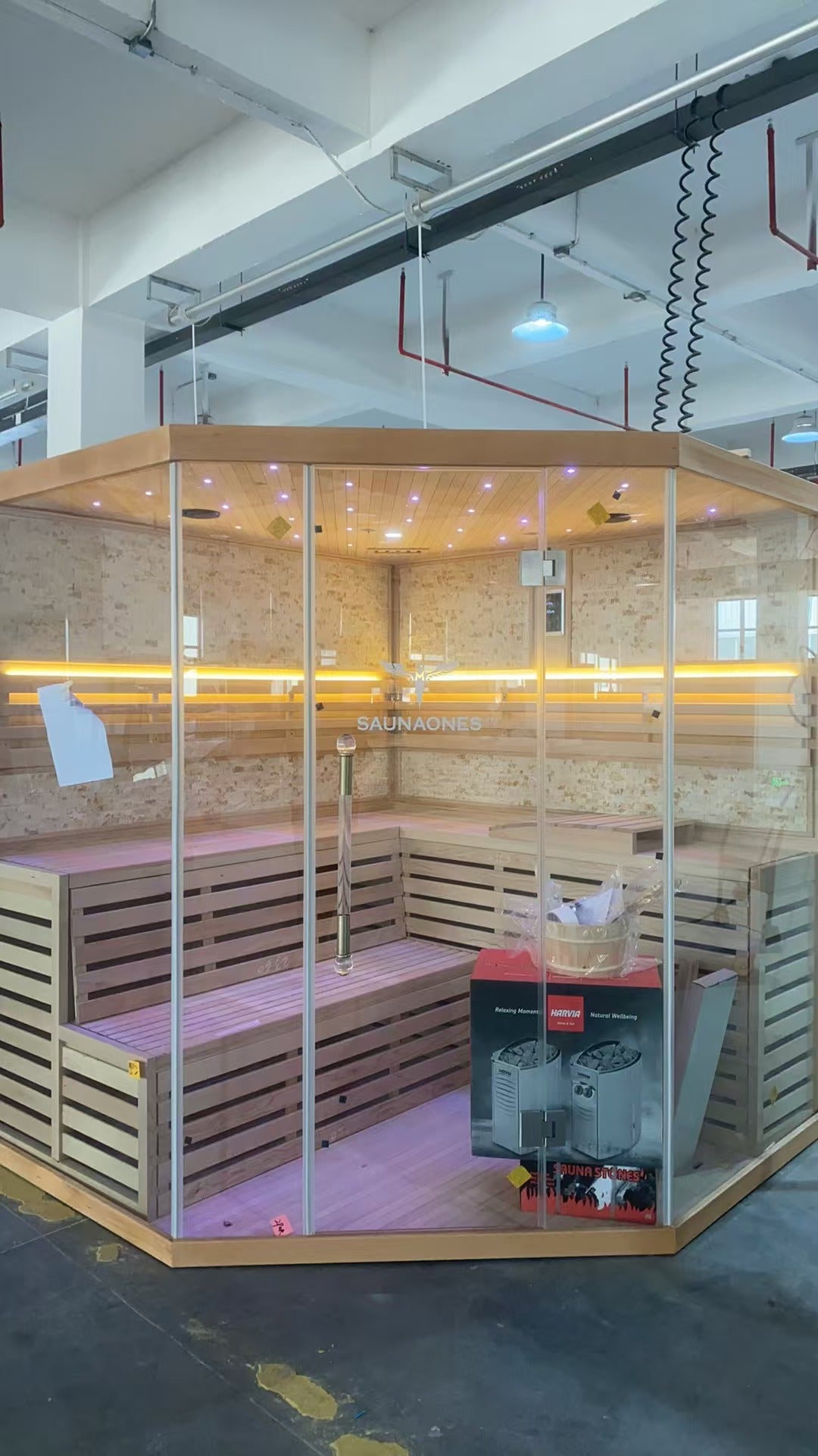 SAUNAONES® 5-6 People Traditional Steam Sauna Room Luxury 2