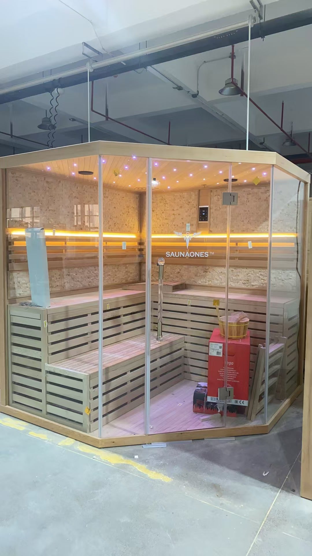 SAUNAONES® 5-6 People Traditional Steam Sauna Room Luxury 2