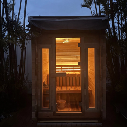 SAUNAONES® Solara Outdoor Traditional Steam Sauna