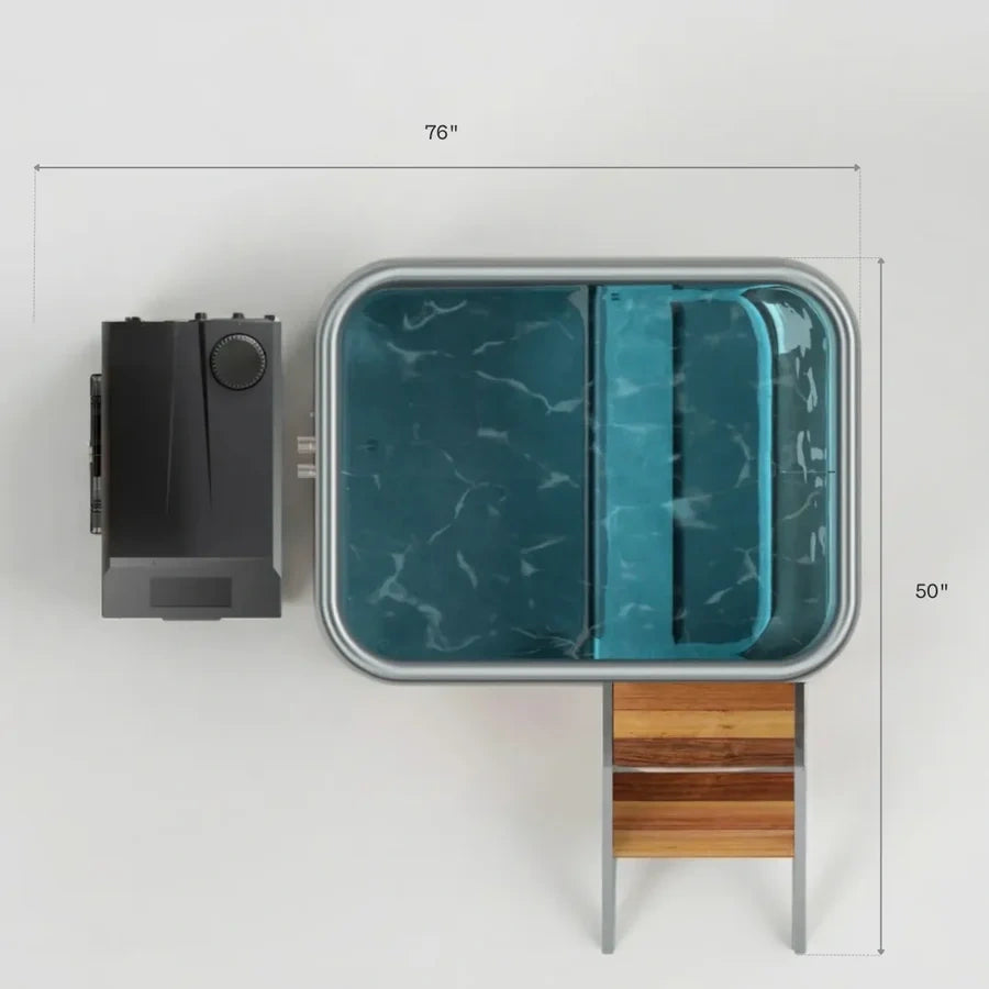 SAUNAONES® Frost Flow cold bath