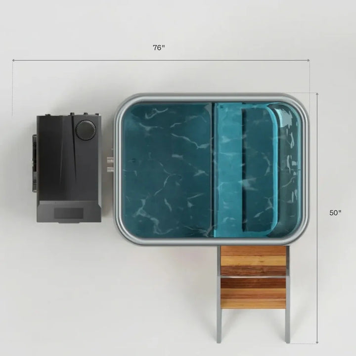 SAUNAONES® Frost Flow cold bath