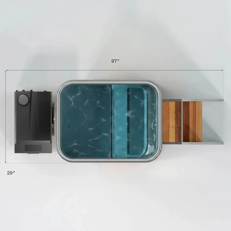 SAUNAONES® Frost Flow cold bath