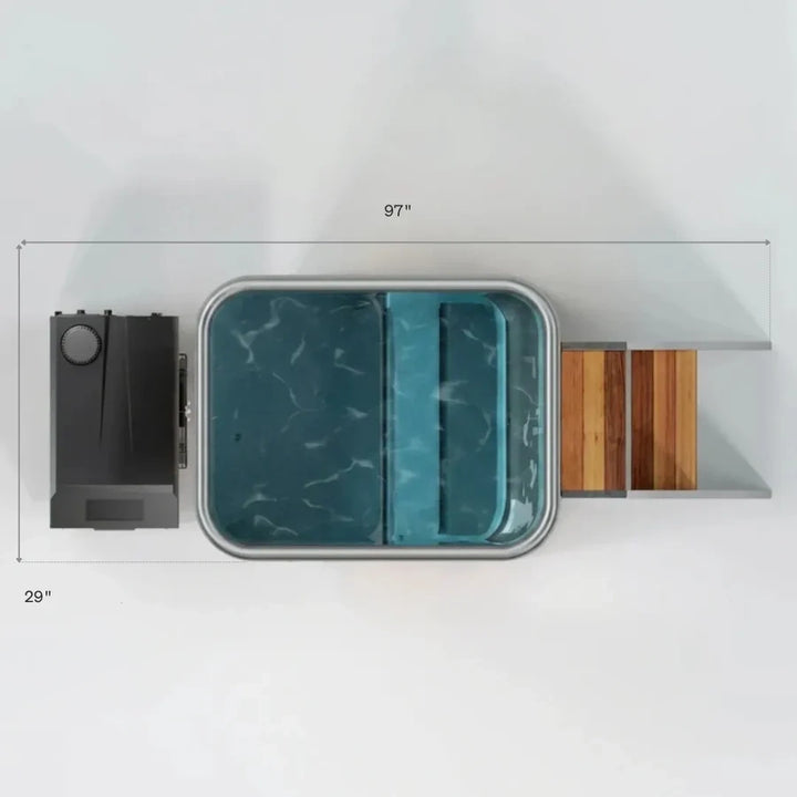 SAUNAONES® Frost Flow cold bath