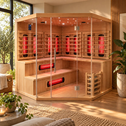 SAUNAONES® Traditional Steam And Far Infrared Sauna Room Luxury 4