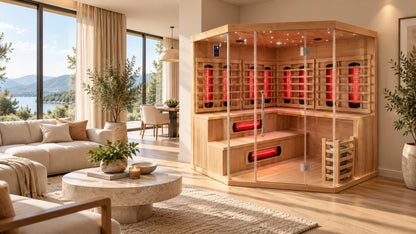 SAUNAONES® Traditional Steam And Far Infrared Sauna Room Luxury 4