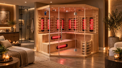 SAUNAONES® Traditional Steam And Far Infrared Sauna Room Luxury 4